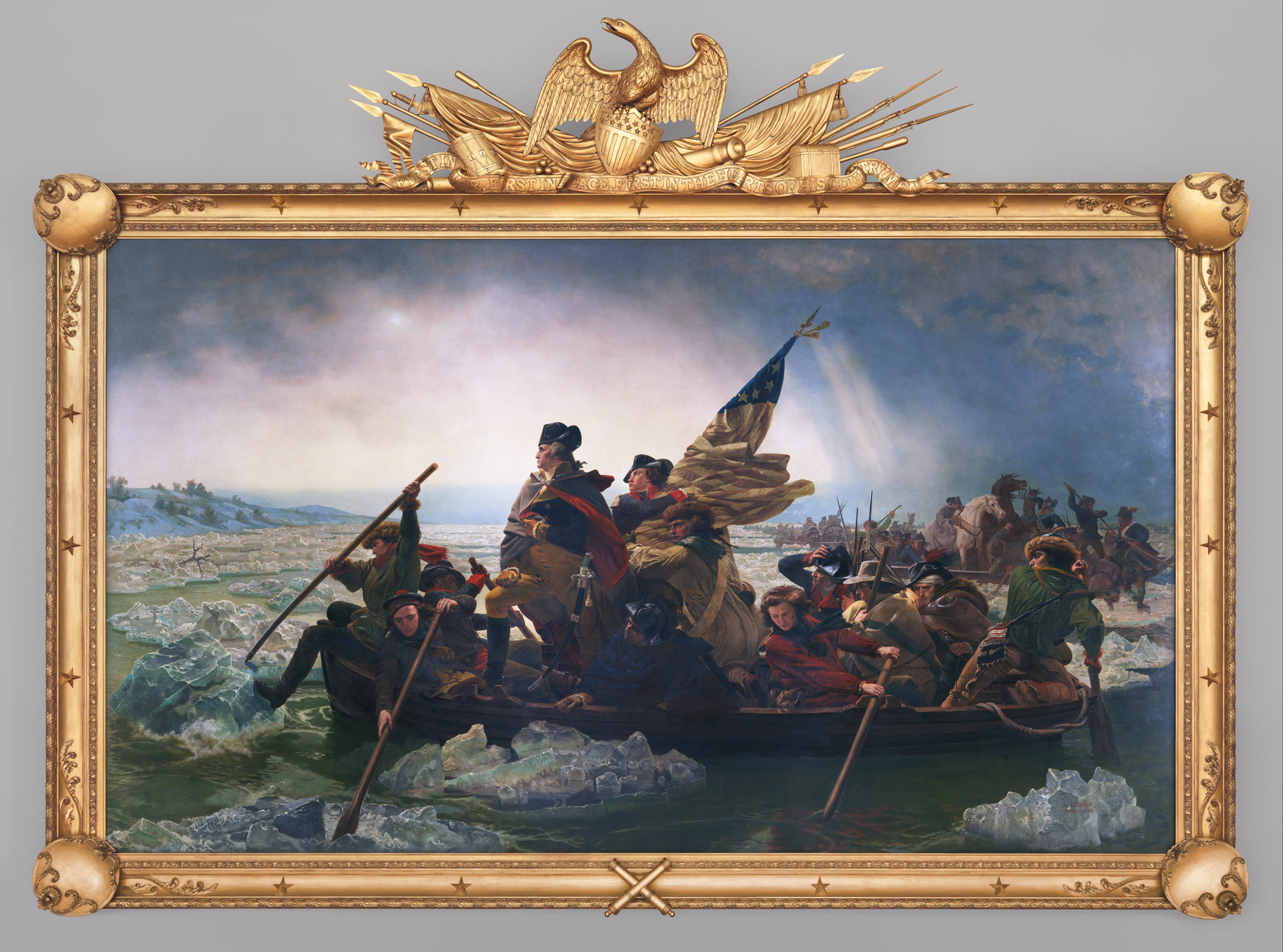 Washington Crossing The Delaware Emanuel Gottlieb Leutze 97 34 